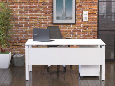 Faro Rectangular Executive Desk With Optional Return Unit