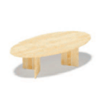 Oval Shape Table (6 and 8 Person)
