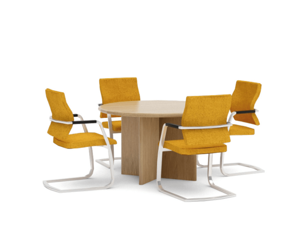 Filide D Ended Meeting Table With Arrowhead Leg 02