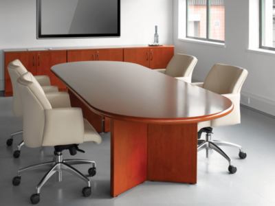 Filide D Ended Meeting Table With Arrowhead Leg Main Image