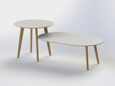 Placido – Round With Oval Shape Join Meeting Table Main Image