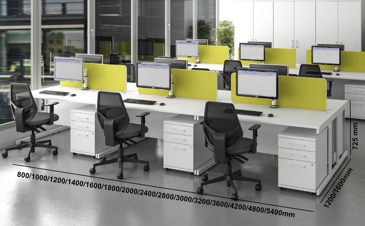 Zola – Operators Office Desk For 2 ,4 And 6 Persons Middle