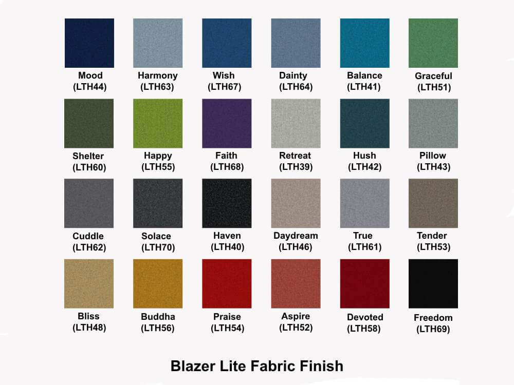 Blazer Lite Fabric Finish