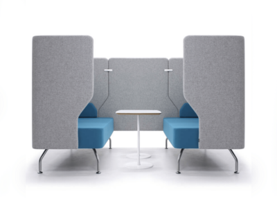 Dolceno 1 Work Pod With Optional Table For 2, 4 & 6 Persons 01