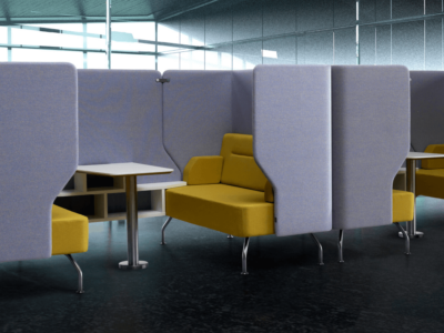 Dolceno 1 Work Pod With Optional Table For 2, 4 & 6 Persons 03
