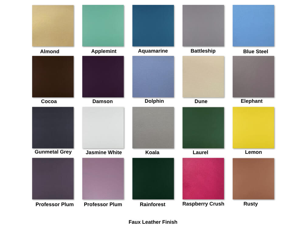 Faux Leather Finish