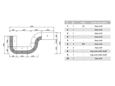 Krizia 3 Reception Desk With Dda Compliant 2