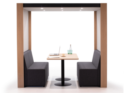 Livie Meeting Pods With Table And Led Lighting For 2 & 4 Persons 01