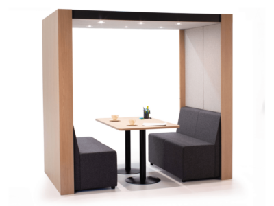 Livie Meeting Pods With Table And Led Lighting For 2 & 4 Persons 02