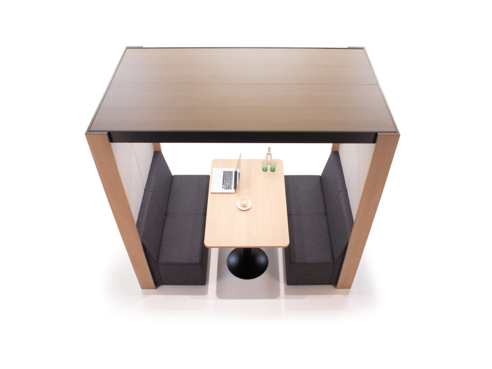 Livie Meeting Pods With Table And Led Lighting For 2 & 4 Persons 05