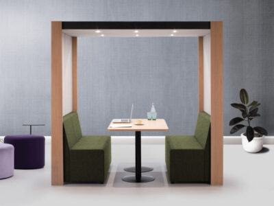 Livie Meeting Pods With Table And Led Lighting For 2 4 Persons Main Image