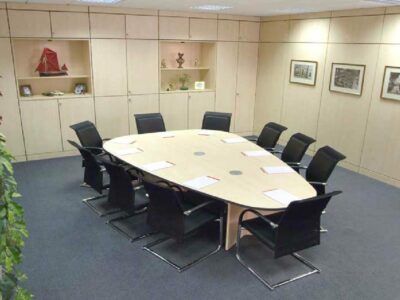 Novara 3 Shaped Rectangular, Elliptical And Pear Shaped Meeting Table With Multiple Leg Options 5