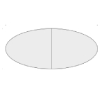 Elliptical Shaped Table