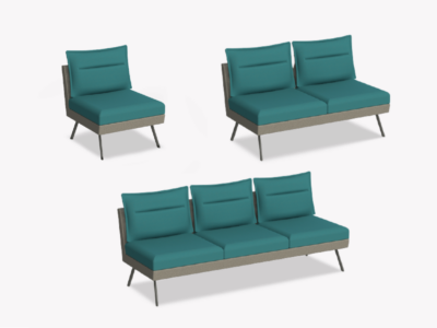 Orsola One, Two And Three Seater Sofa And Bench 009