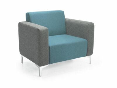 Polly 3 One Two And Three Seater Sofa With Chrome Leg 1