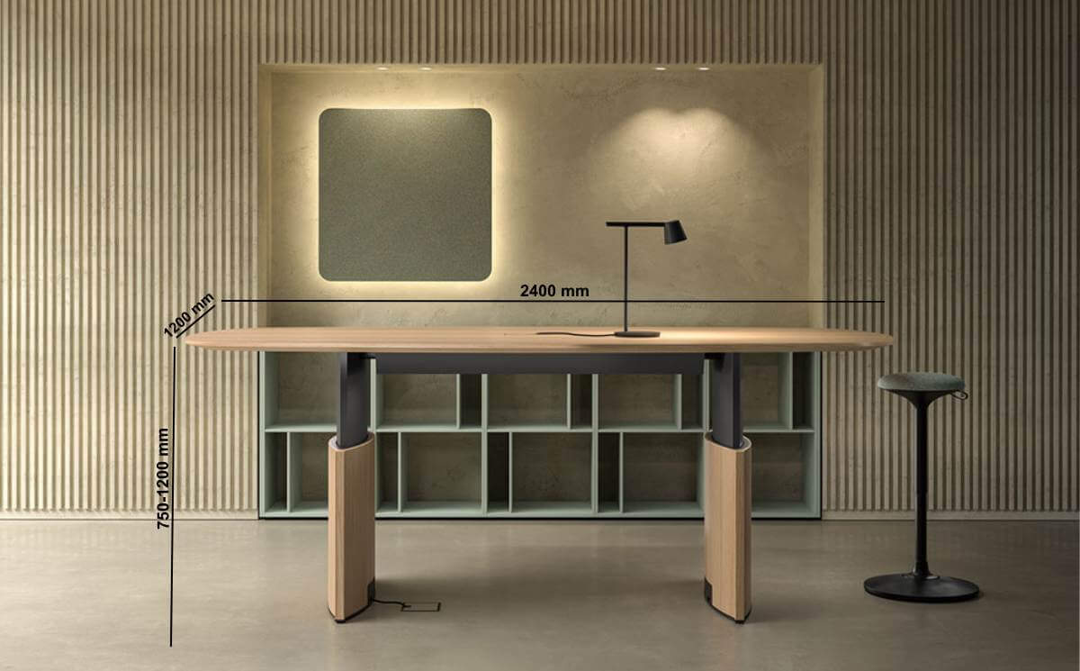 Vitali 2 Electric Height Adjustable Rectangular And Barrel Meeting Table Size Images Vitali 2 Electric Height Adjustable Rectangular And Barrel Meeting Table Size Images