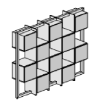 Gianny 5 – L2450 X D450 X H1860(open Element With Door)