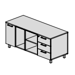 Nash – Executive Woodside Modular Service Unit Dx