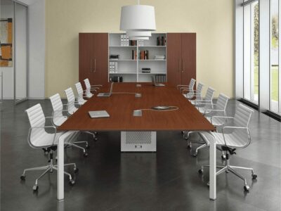 Romola 7 – Meeting Table With Melaminetop And Aluminium Leg 2