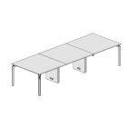 Large Table With Two Center Leg (16 and 22 Persons)