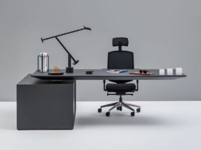 Electra Height Adjustable Executive Desk With Credenza Unit 11