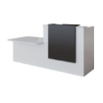 Otello 2 – Reception Desk With Dda Access Unit Sketc 2 Left