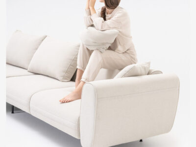 Cielo Modern Work Sofa With Optional Arm 11