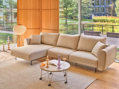 Cielo Modern Work Sofa With Optional Arm 18