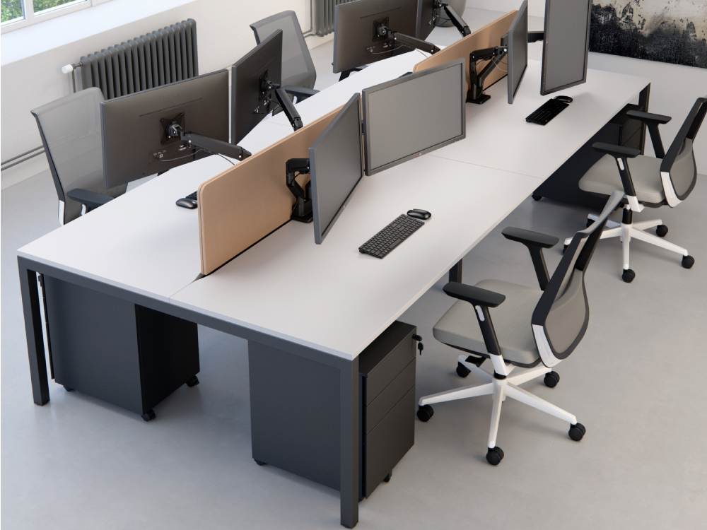 Pino – Back To Back Operational Desk For 2, 4 And 6 Persons 1