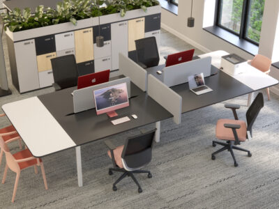 Pino – Back To Back Operational Desk For 2, 4 And 6 Persons 12