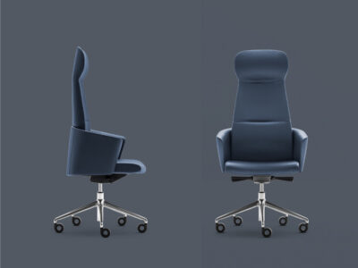 Ravenna 1 – Leather Fabric Executive Chair With Optional Cushion 01