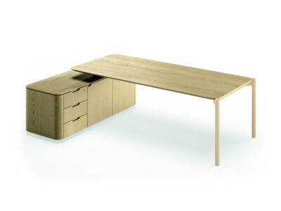 Stefano – Melamine Lacquered Top Executive Desk 3