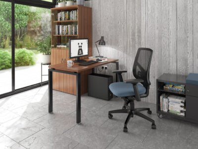 Titian 1 Straight Office Desk With Return 1