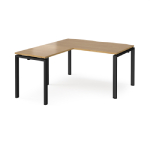 Titian 1 Straight Office Desk With Return Sketch 3