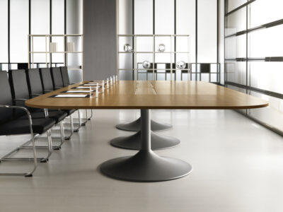 Vittoria Round, Square And Rectangular Shaped Meeting Table With Multiple Legs 1