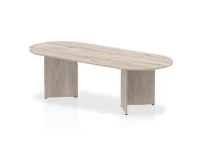 Etta 5 Round And Oval Shaped Meeting Table With Arrowhead Leg 9