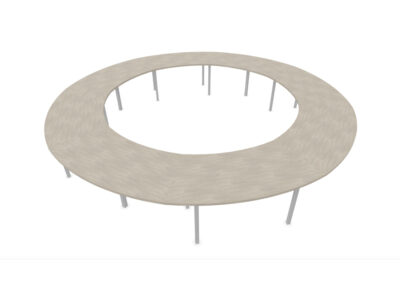 Maso 2 Round And Oval Shaped Meeting Table 1