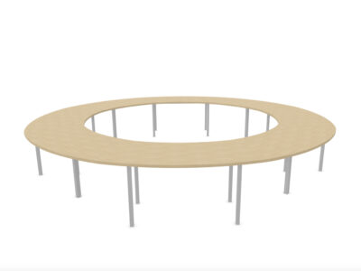 Maso 2 Round And Oval Shaped Meeting Table 4