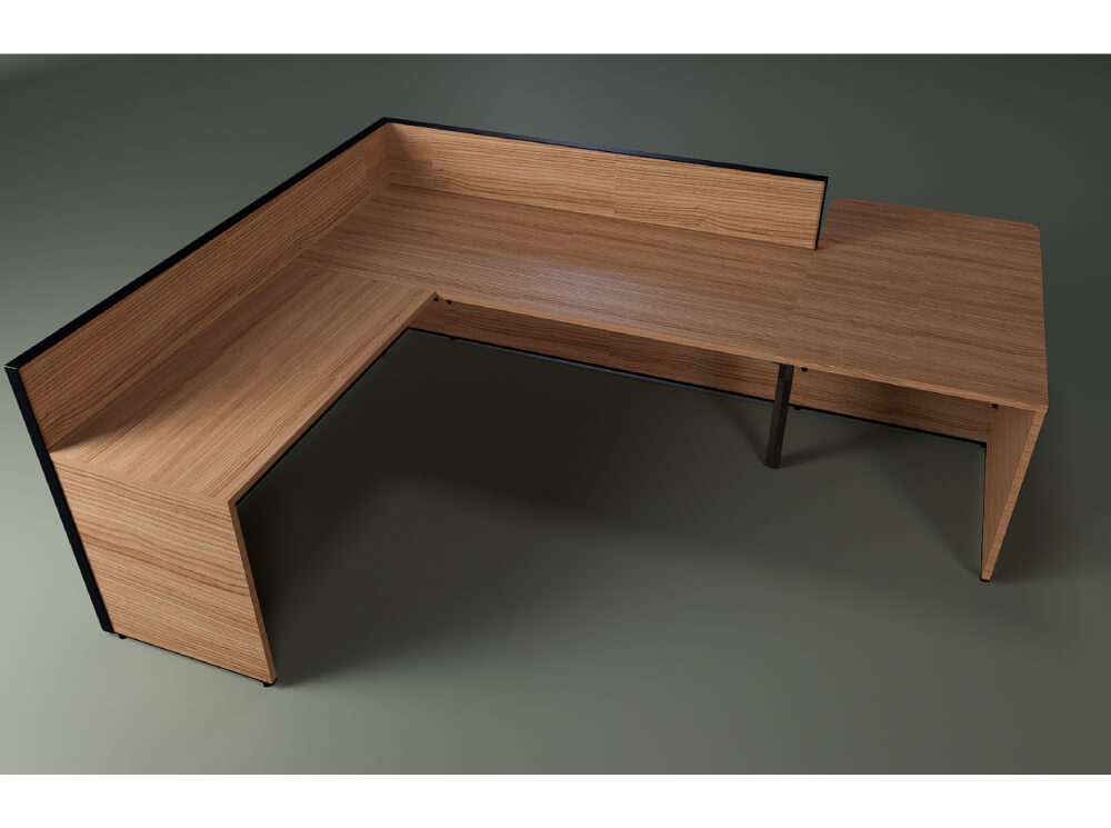 Oriana 2 – Lacquered Straight L And U Shaped Reception Desk With Dda Access 09 Img