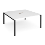 Titian 2 Square And Rectangular Shape Meeting Table With Metal Legs Sketch1