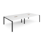 Titian 2 Square And Rectangular Shape Meeting Table With Metal Legs Sketch3