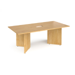 Xante Round, Rectangular, Radial And Boat Shaped Meeting Table With Arrow Head Legs Sketch 6