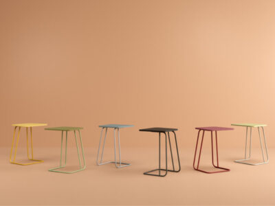 August Laptop Table With Tubular Frame 1