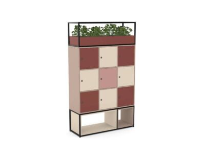 Feb Bookcase With Optional Cubby Unit And Plant Box 06