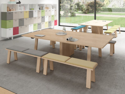 Yahya 4 – Traditional Oak Banch With Optional Cushion 01