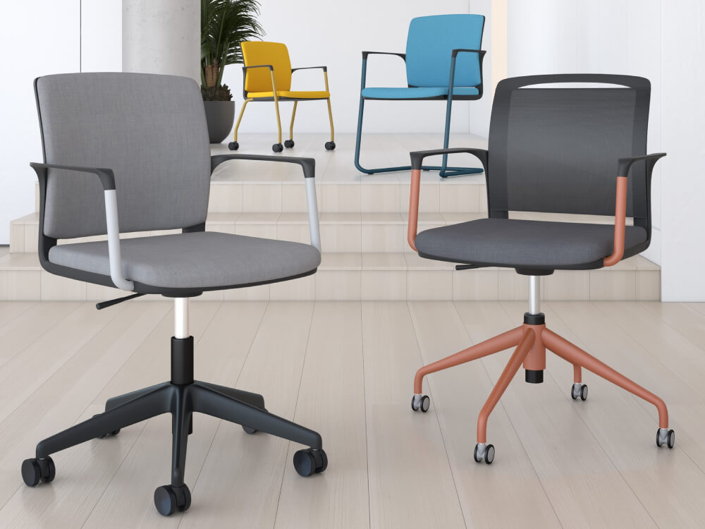 Amy Multi Purpose Chair With Upholstered Seat 1
