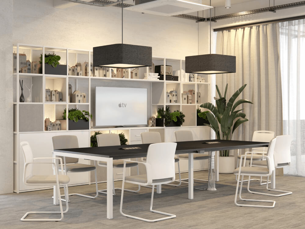 Etta Square And Small Medium And Large Rectangle Shaped Meeting Table Main Img