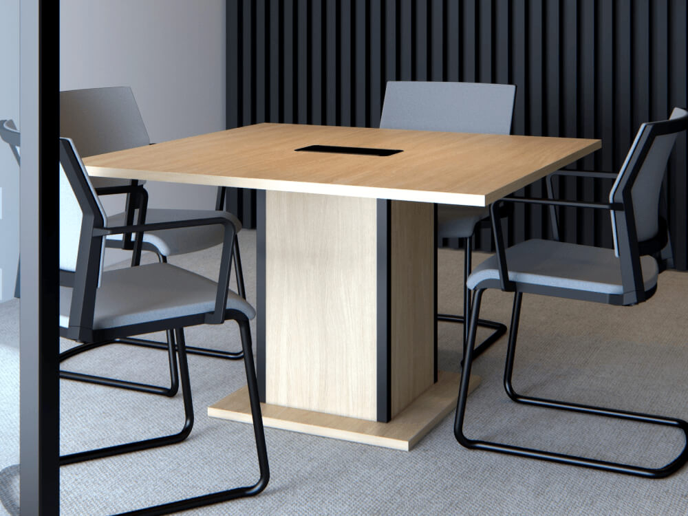 Jino Square Rectangle Shaped Standard Conference Table 01 Img