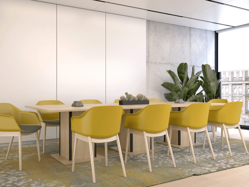 Jino Square Rectangle Shaped Standard Conference Table Main Img