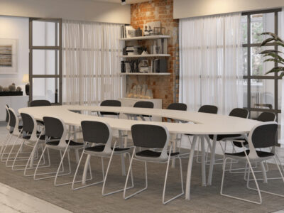 Liona Oval And Triangle Shaped Meeting Table 01 Img 1